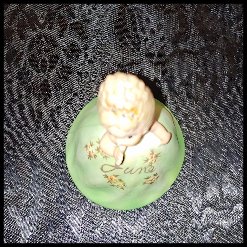 Vintage June Lady Porcelain Bell